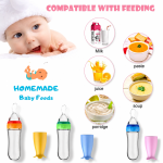 Silicone Baby Feeding Bottle with Spoon - Image 3